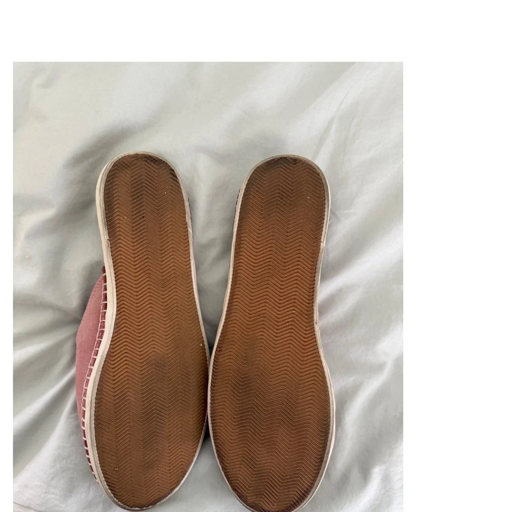 SeaVees Ocean Park Mule Blush Pink Suede Espadrille‎ Slides Coastal Chic